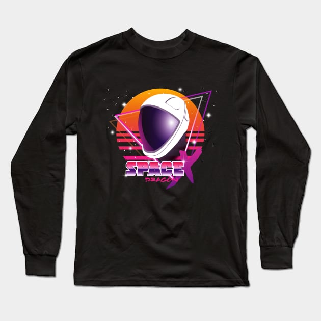 SpaceX Dragon v2 Long Sleeve T-Shirt by JacsonX